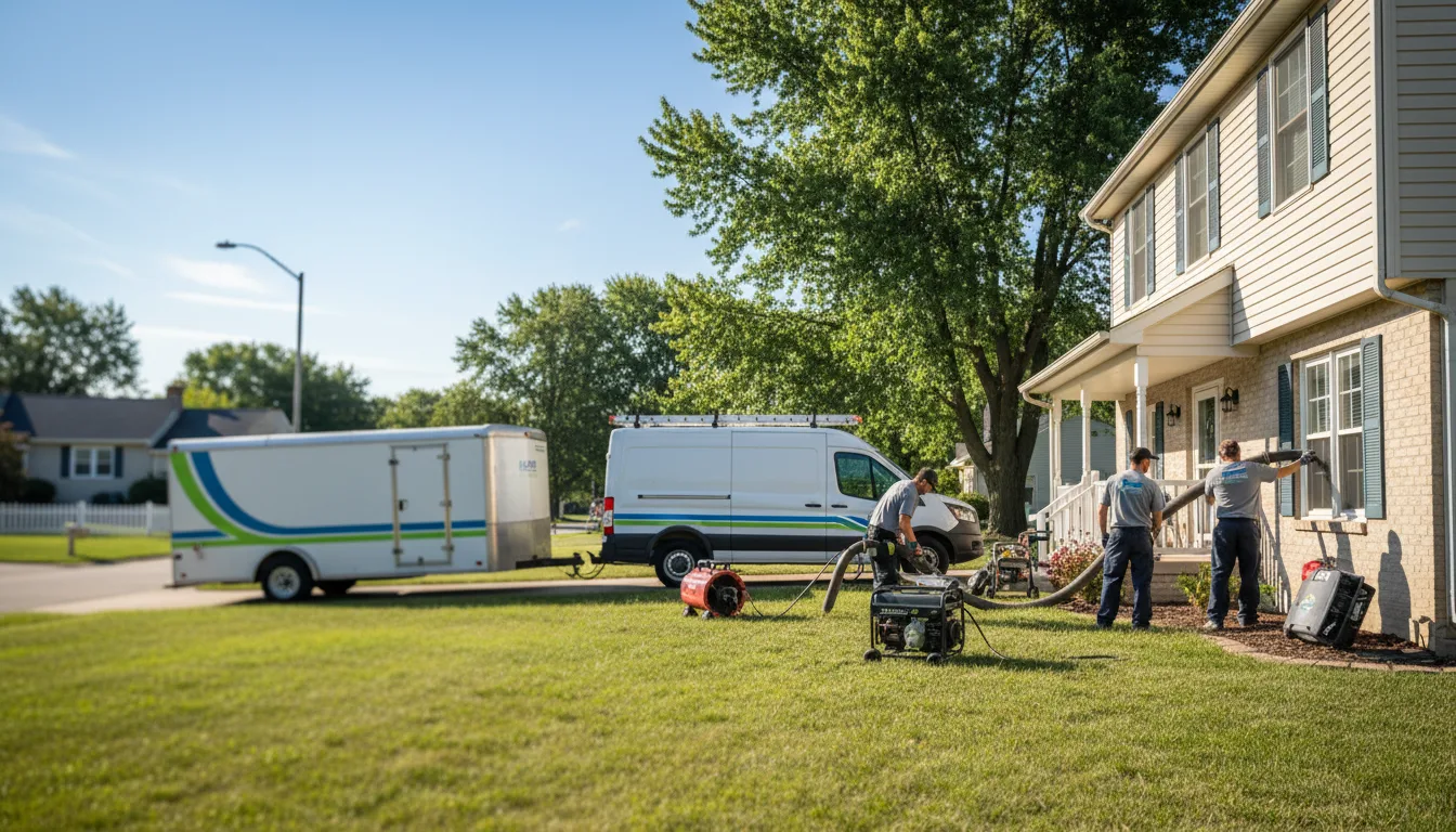 Flooded Basement Restoration And Cleanup With Repair in Bear Lake, MI near me